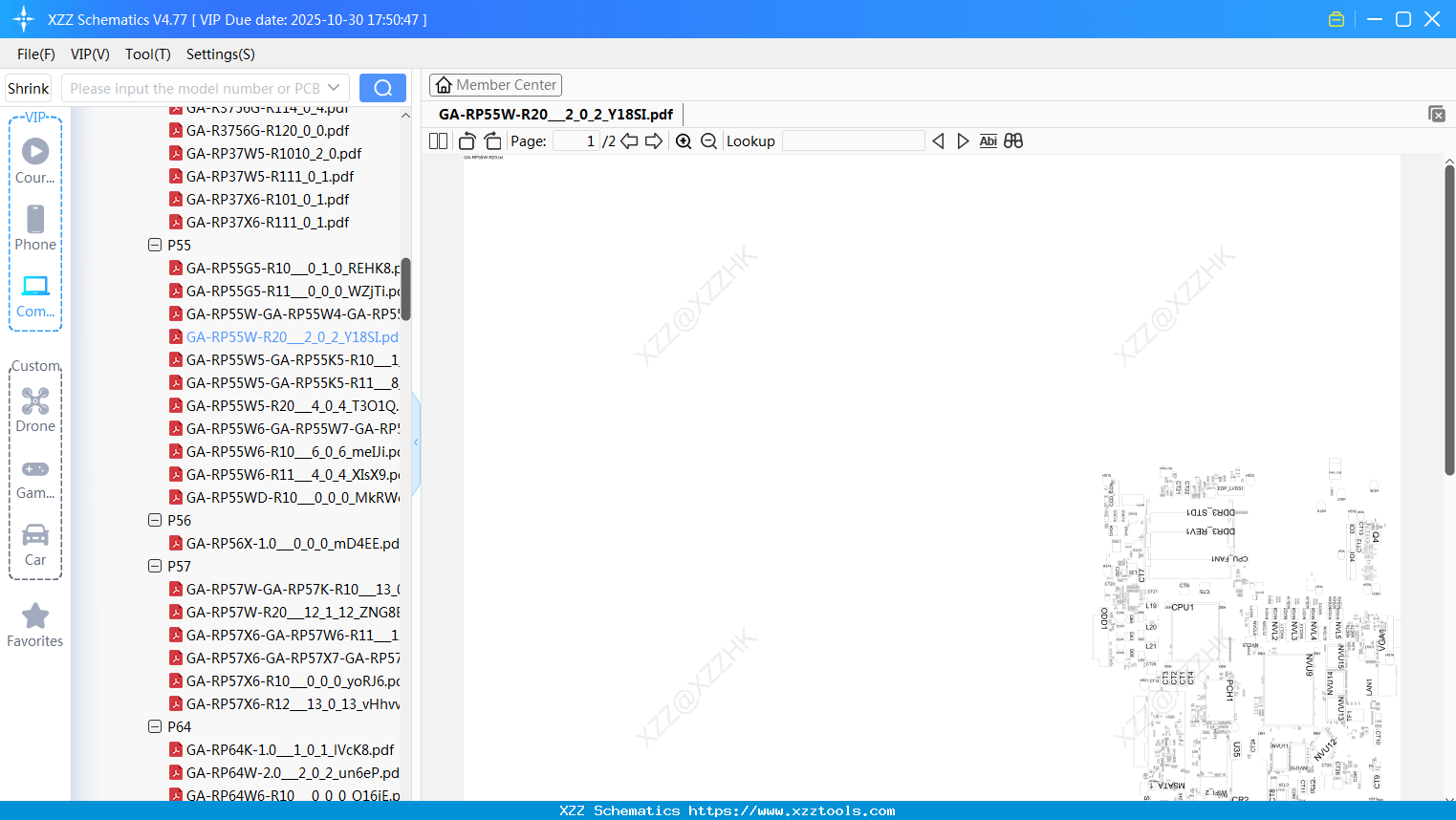 Laptop Gigabyte GA-RP55W-R20_2_0_2_Y18SI